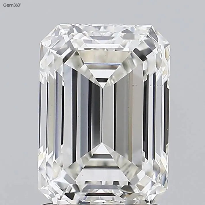 2.10ct Emerald Lab Grown Diamond (Colour H, Clarity VS1, IGI Certified)