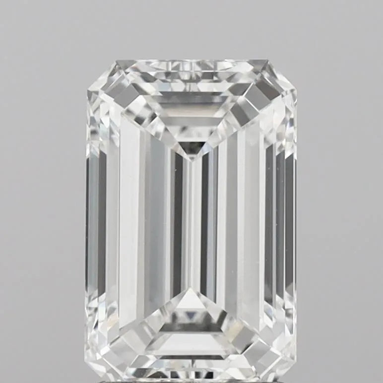 2.02ct Emerald Lab Grown Diamond (Colour E, Clarity VVS2, IGI Certified)