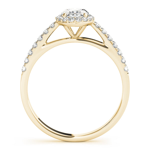 Oval Halo Lab Grown Diamond Engagement Ring