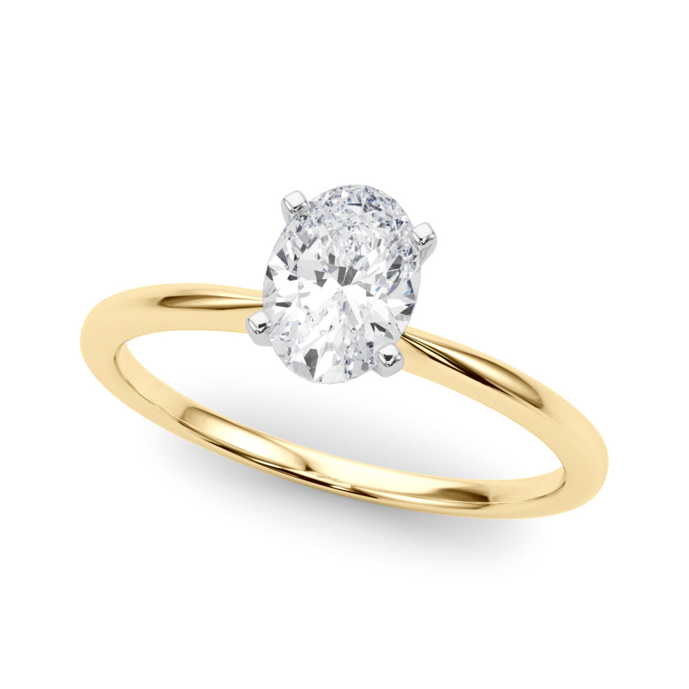 Petite Oval Solitaire Engagement Ring