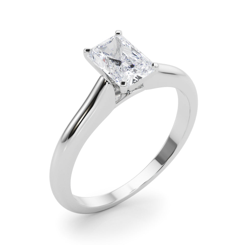 Cathedral Radiant Solitaire Engagement Ring