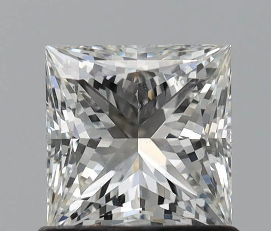 1.01ct Princess Natural Diamond (Colour H, Clarity VS2, Cut VG, IGI)