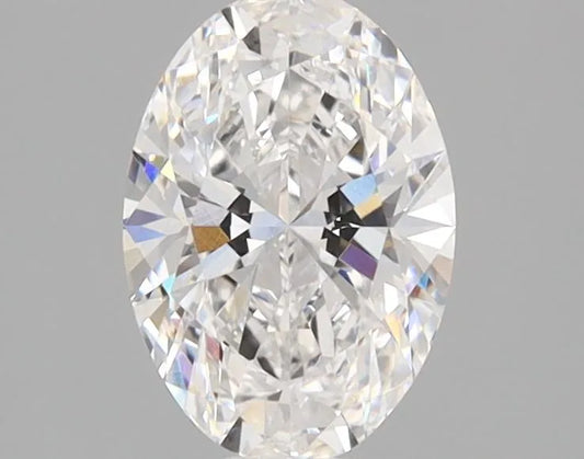 1.08ct Oval Lab Grown Diamond (Colour D, Clarity VVS2, IGI Certified)