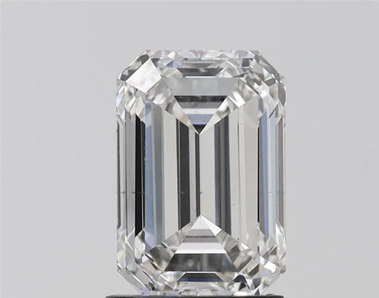 2.50ct Emerald Lab Grown Diamond (Colour F, Clarity VS2, IGI)