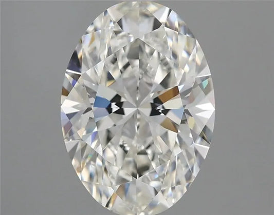 2.57ct Oval Lab Grown Diamond (Colour G, Clarity VVS1, IGI Certified)