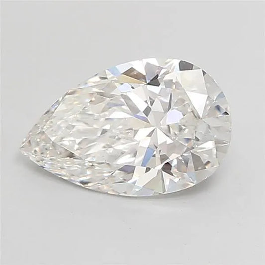 2.07ct Pear Lab Grown Diamond (Colour F, Clarity VS2, IGI Certified)