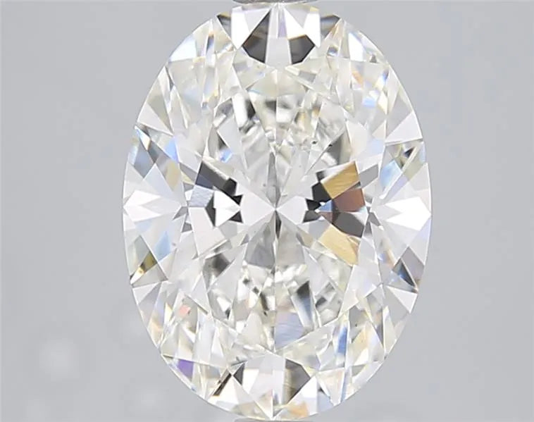 3.02ct Oval Lab Grown Diamond (Colour G, Clarity VS2, IGI Certified)