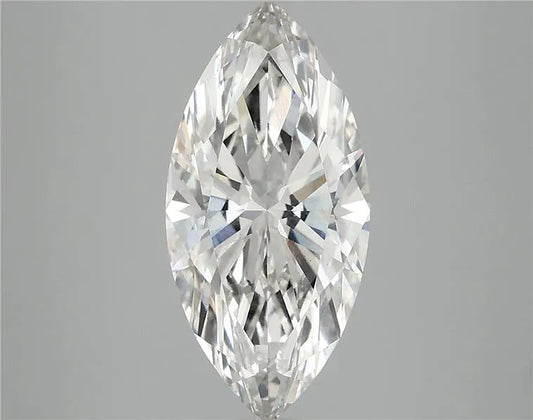3.02ct Marquise Lab Grown Diamond (Colour G, Clarity VS2, IGI Certified)