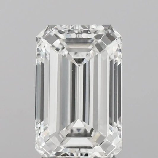 2.02ct Emerald Lab Grown Diamond (Colour E, Clarity VVS2, IGI Certified)