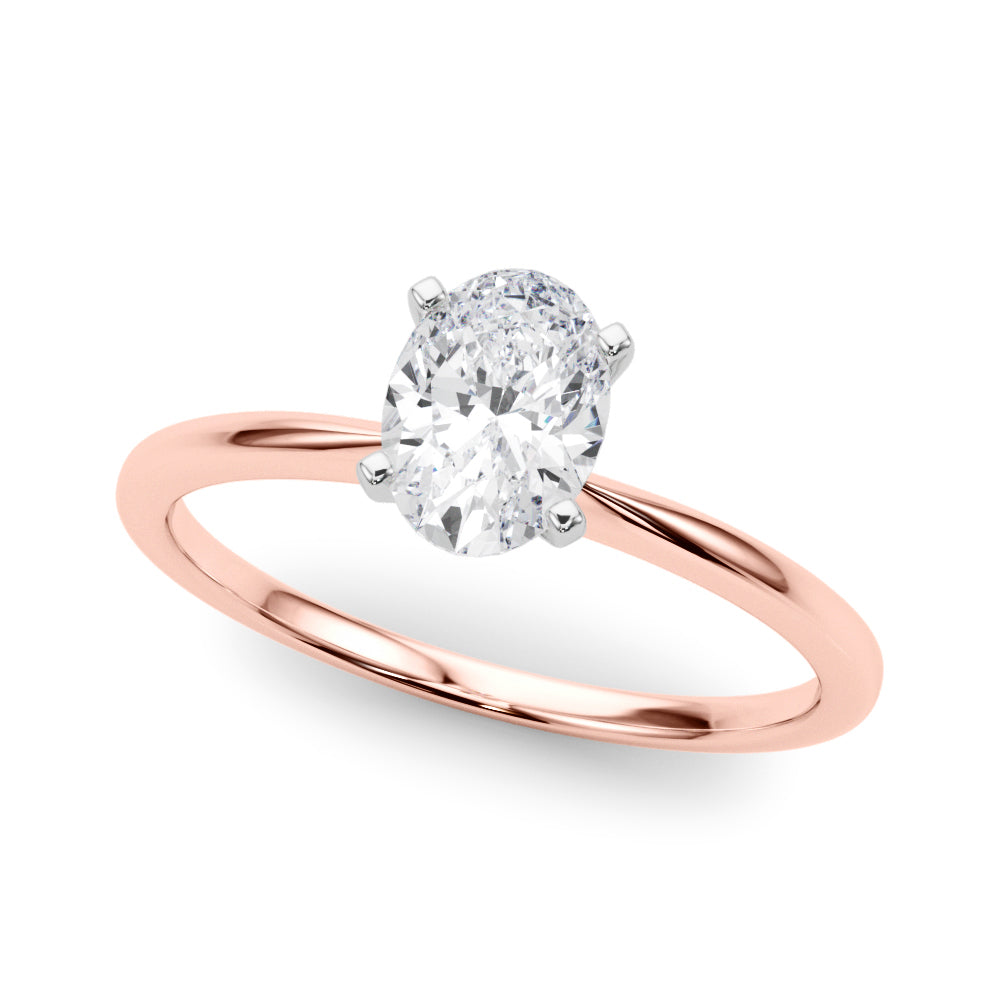 Petite Oval Solitaire Engagement Ring