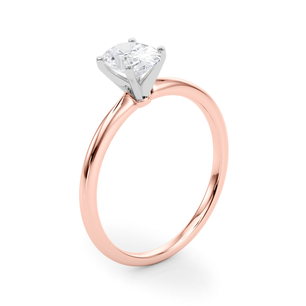 Petite Oval Solitaire Engagement Ring