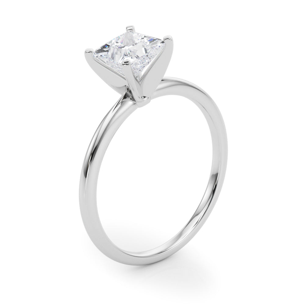 Petite Princess Solitaire Engagement Ring