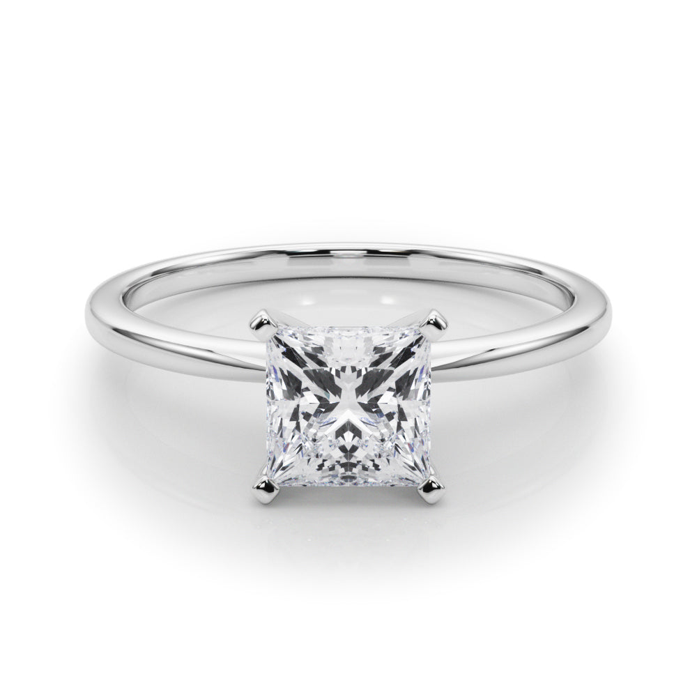 Petite Princess Solitaire Engagement Ring