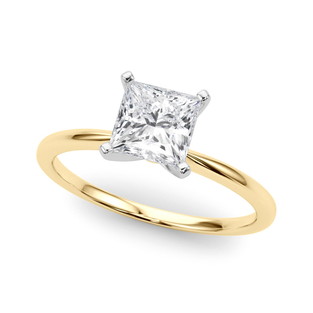 Petite Princess Solitaire Engagement Ring