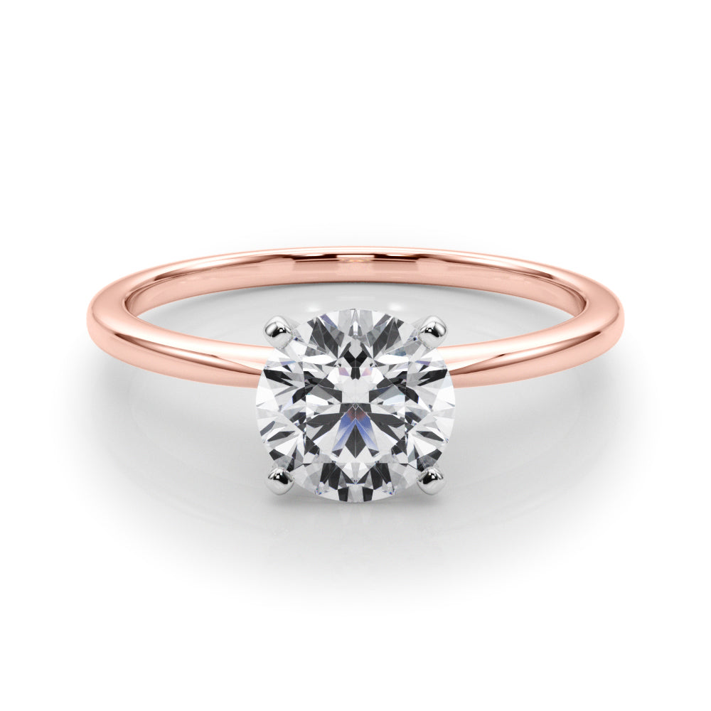 Petite Round Solitaire Engagement Ring