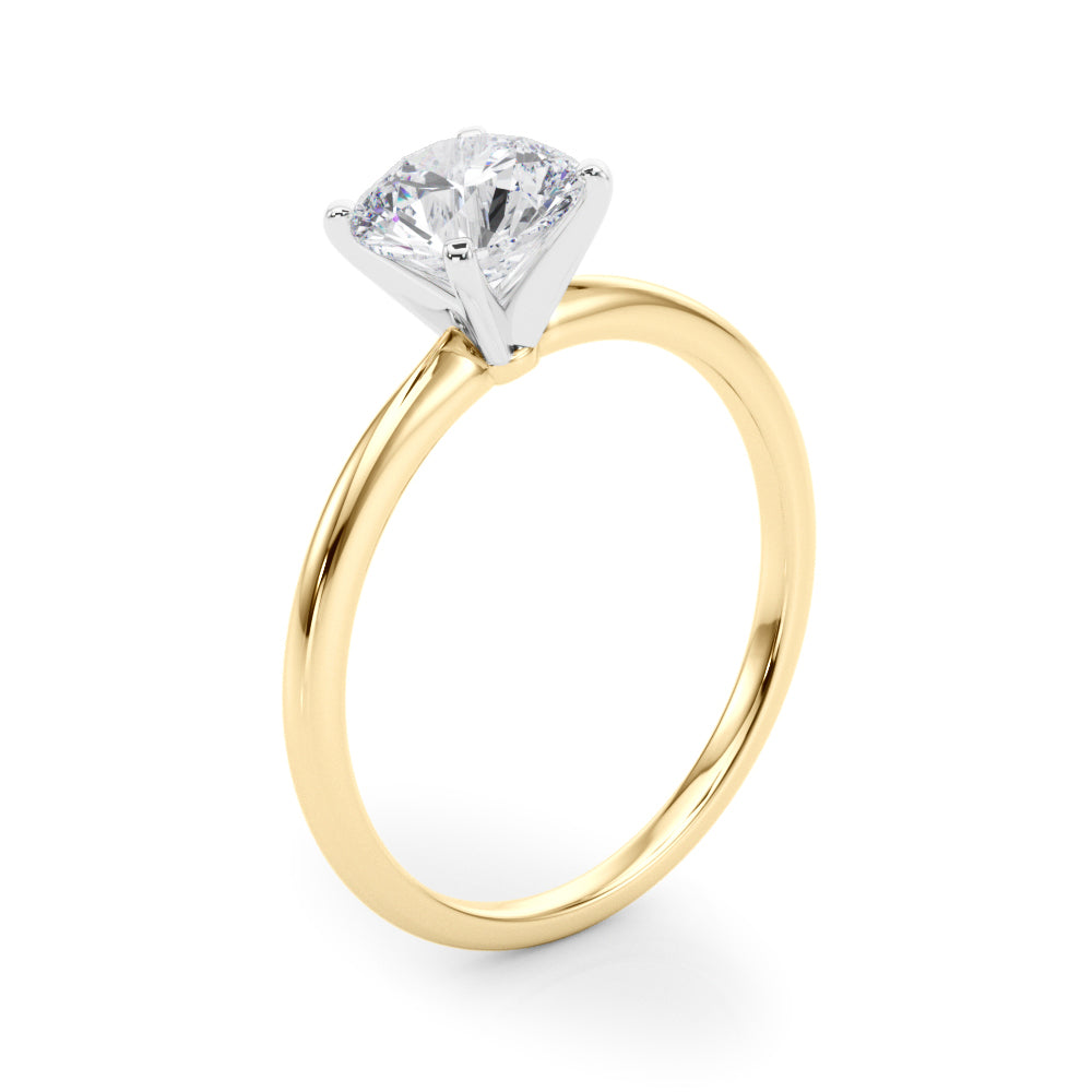 Petite Round Solitaire Engagement Ring